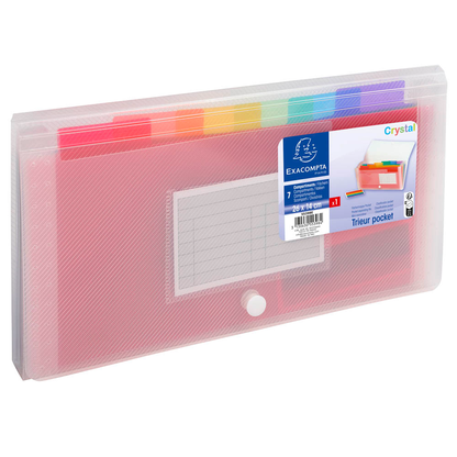 Artikelbild 3 für Exacompta Fächermappe Crystal 7 Fächer transparent, 1 St., Artikelnummer 680837