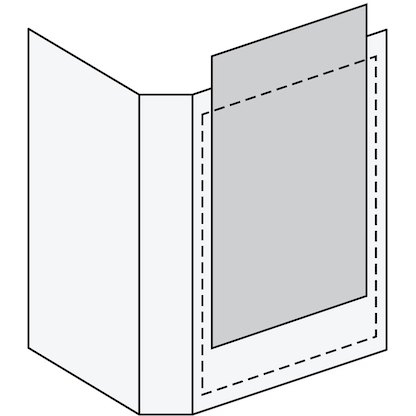 Artikelbild 2 für EICHNER Präsentationsringbuch 4-Ringe grau-transparent 2,5 cm DIN A4, 1 St., Artikelnummer 322244