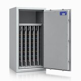 Artikelbild 1 für ISS safe4key Schlüsseltresor lichtgrau mit 600 Haken, Doppelbartschloss, 50,0 x 42,0 x 100,0 cm, 1 St., Artikelnummer 850202