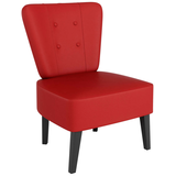 Artikelbild 1 für meet powered by PAPERFLOW Besuchersessel Brighton FTBRISC.01.18 rot Kunstleder, 1 St., Artikelnummer 687659