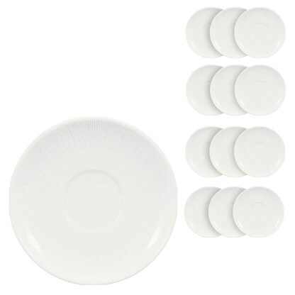 Artikelbild für BAUSCHER Untertassen SMART STRIPES weiß Ø 15,0 cm, 12 St., Artikelnummer 819819