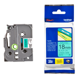 Artikelbild 1 für brother Schriftband TZe-741 TZE741, 18 mm, schwarz auf grün, 1 St., Artikelnummer 653527