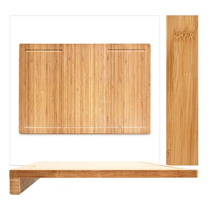 Artikelbild 2 für relaxdays Schneidebrett Natur 56,0 x 38,0 cm, 1 St., Artikelnummer 360836