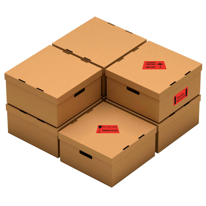 Artikelbild 2 für EICHNER Warnetiketten rot »Rechnung/Lieferschein innenliegend!« 100,0 x 50,0 mm, 250 Etiketten , Artikelnummer 486684