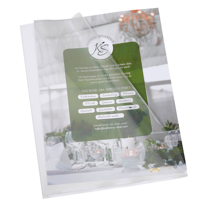 Artikelbild 2 für ELBA Sichthüllen DIN A4 glasklar glatt 0,14 mm, 100 St., Artikelnummer 150532