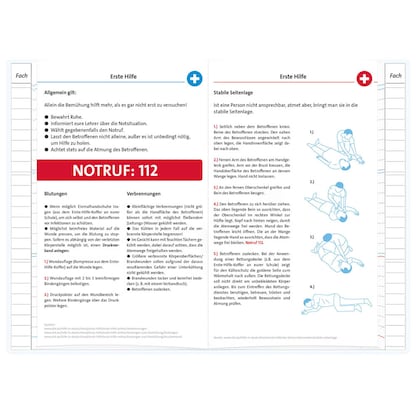 Artikelbild 4 für ROTH Hausaufgabenheft Stinkefinger für clevere Faule liniert DIN A5 ohne Rand, 104 Blatt, 1 St., Artikelnummer 581276