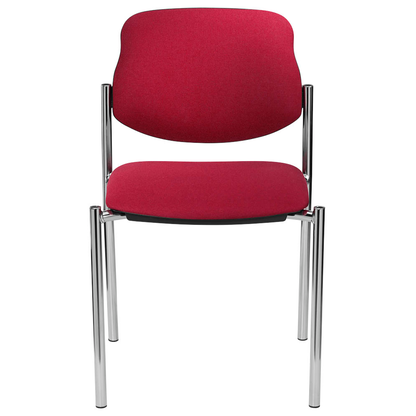 Artikelbild 3 für Nowy Styl Besucherstühle Styl STYL CHROM C-29 4ER bordeaux Stoff, 4 St., Artikelnummer 260416
