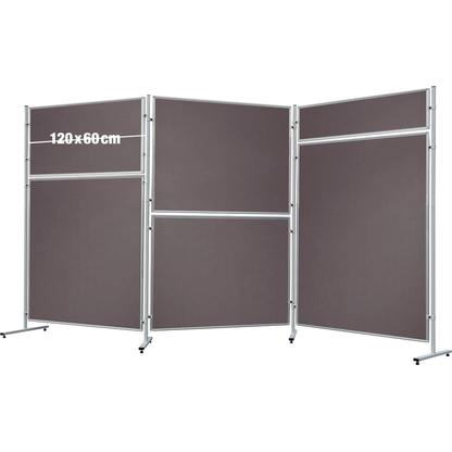 Artikelbild für FRANKEN Trennwand ECO, doppelseitig, grau 120,0 x 60,0 cm, 1 St., Artikelnummer 570566