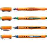 Artikelbild 1 für STABILO worker®+ Tintenroller orange 0,5 mm, Schreibfarbe: farbsortiert, 4 St., Artikelnummer 905794