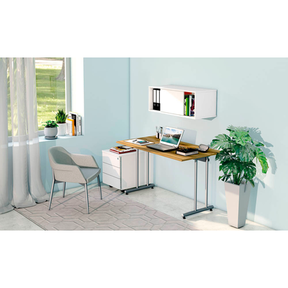 Artikelbild 3 für Kerkmann Wandregal weiß, grafit 100,0 x 40,0 x 36,0 cm, 1 St., Artikelnummer 487379