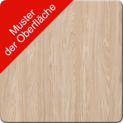 Artikelbild 3 für MÖBELPARTNER Wandregal Elma eiche, hell 80,0 x 17,3 x 15,7 cm, 1 St., Artikelnummer 323879