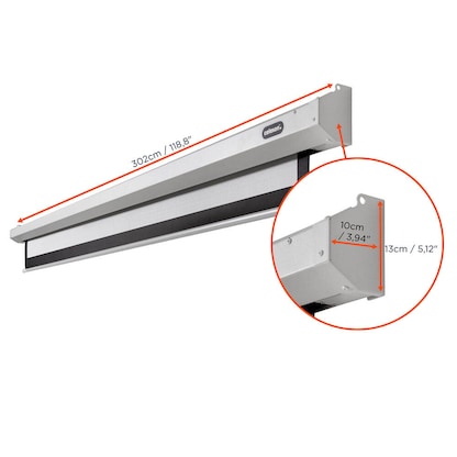 Artikelbild 7 für celexon elektrische Rolloleinwand Economy Motor 16:9, 280 x 158 cm Projektionsfläche, Artikelnummer 694131