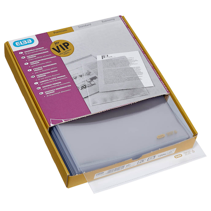 Artikelbild 3 für ELBA Sichthüllen DIN A4 glasklar glatt 0,14 mm, 100 St., Artikelnummer 150532