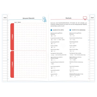 Artikelbild 5 für ROTH Hausaufgabenheft Stinkefinger für clevere Faule liniert DIN A5 ohne Rand, 104 Blatt, 1 St., Artikelnummer 581276
