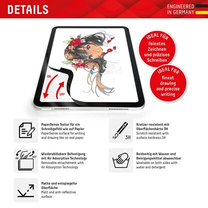 Artikelbild 7 für DISPLEX® Papersense Display-Schutzfolie für Tablets, Artikelnummer 700319