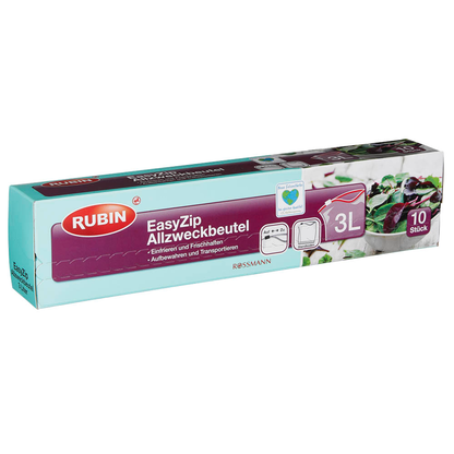 Artikelbild für RUBIN Gefrierbeutel 3,0 l, 10 St., Artikelnummer 534721