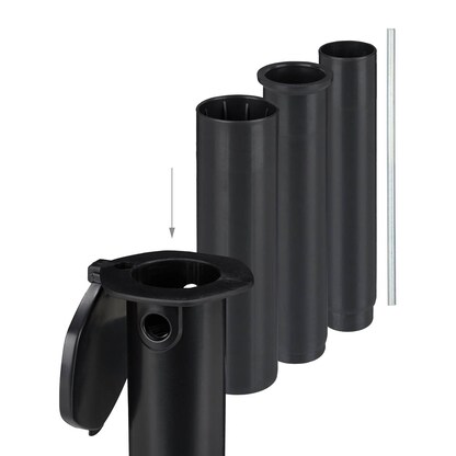 Artikelbild 8 für relaxdays Bodendübel für Sonnenschirm schwarz, Kunststoff, Artikelnummer 644181