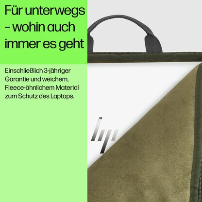 Artikelbild 5 für HP Laptophülle Modular Kunstfaser grün/grau bis 39,6 cm (15,6 Zoll), Artikelnummer 505844