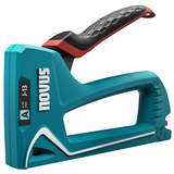 Artikelbild 1 für novus Handtacker J-13 türkis, weiß, 1 St., Artikelnummer 611618