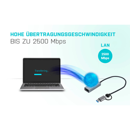 Artikelbild 8 für i-tec® Metal USB C/USB 3.0 A, Ethernet LAN-Adapter, Artikelnummer 662498