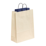 Artikelbild 1 für VP Papier-Tragetaschen Toptwist ivory 32,0 x 42,0 cm, 50 St., Artikelnummer 229872