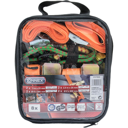 Artikelbild für CONNEX Zurr- & Spanngurte-Set 8-teilig, Artikelnummer 408086