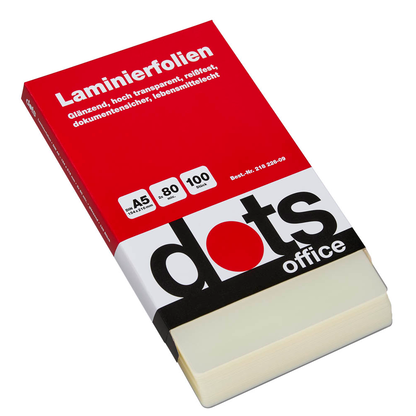 Artikelbild 12 für dots Laminierfolien glänzend für A5 80 micron, 100 St., Artikelnummer 218226