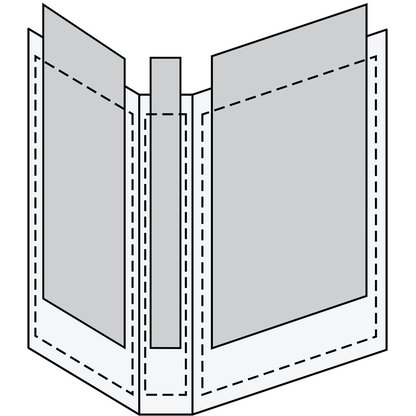 Artikelbild 2 für LEITZ Präsentationsringbücher 2-Ringe weiß 2,9 cm DIN A4, 6 St., Artikelnummer 596007