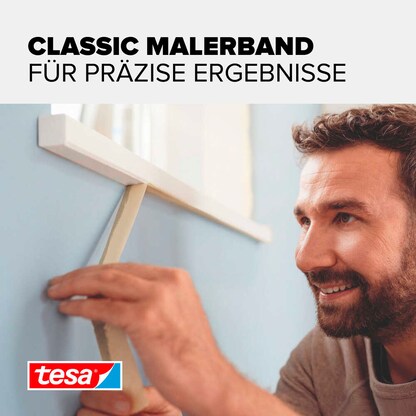 Artikelbild 6 für tesa CLASSIC Kreppband beige 50,0 mm x 50,0 m 1 Rolle, Artikelnummer 724037