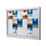 Artikelbild 1 für Showdown® Displays Schaukasten T silber 18x DIN A4 146,5 x 4,7 x 106,7 cm, 1 St., Artikelnummer 269124