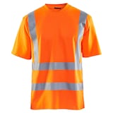 Artikelbild 1 für BLAKLÄDER® unisex Warnschutz Shirt 3380 orange Größe XL, 1 St., Artikelnummer 740581