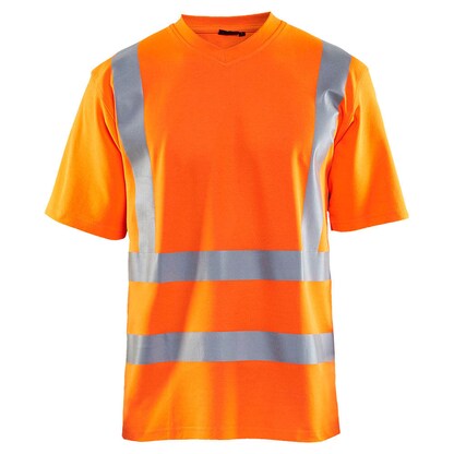 Artikelbild für BLAKLÄDER® unisex Warnschutz Shirt 3380 orange Größe 2XL, 1 St., Artikelnummer 741126