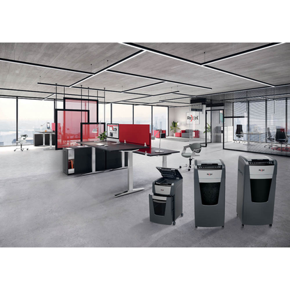 Artikelbild 12 für Rexel Optimum AutoFeed+ 225M Aktenvernichter mit Partikelschnitt P-5, 2 x 15 mm, bis 225 Blatt, schwarz, Artikelnummer 267532