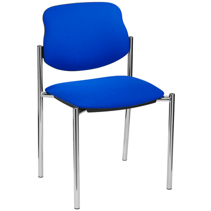 Artikelbild 2 für Nowy Styl Besucherstühle Styl STYL CHROM C-06 4ER blau Stoff, 4 St., Artikelnummer 260392