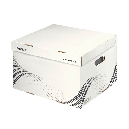 Artikelbild für LEITZ Archivcontainer easyboxx weiß 43,3 x 36,4 x 26,3 cm, 15 Pack, Artikelnummer 667978