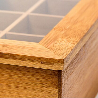 Artikelbild 4 für relaxdays Teebox braun 22,0 x 16,0 cm, 1 St., Artikelnummer 471504