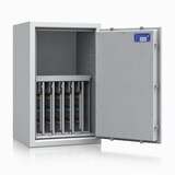 Artikelbild 1 für ISS safe4key Schlüsseltresor lichtgrau mit 280 Haken, Doppelbartschloss, 50,0 x 42,0 x 80,0 cm, 1 St., Artikelnummer 850004