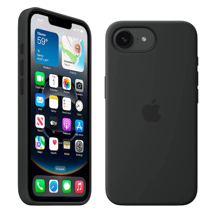Artikelbild für Apple Silikon Handyhülle für Apple iPhone 16e schwarz, Artikelnummer 551339
