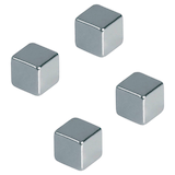 Artikelbild 1 für FRANKEN Magnete silber, Metall 1,0 x 1,0 x 1,0 cm, 4 St., Artikelnummer 671087