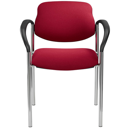 Artikelbild 3 für Nowy Styl Besucherstühle Styl bordeaux Stoff, 2 St., Artikelnummer 260644