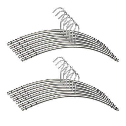 Artikelbild für AKTION: Kleiderbügel silber, 12 St., Artikelnummer 724427