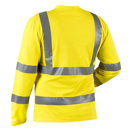 Artikelbild 2 für BLAKLÄDER® Herren Warnschutz-Langarmshirt 3381 gelb Größe 3XL, 1 St., Artikelnummer 741153