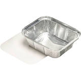 Artikelbild 1 für STARPAK Aluschalen mit Deckel silber 500 ml, 25 St., Artikelnummer 242861