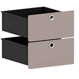 Artikelbild 1 für viasit System4 Schubladen taupe 37,5 x 37,5 x 37,5 cm, Artikelnummer 501591