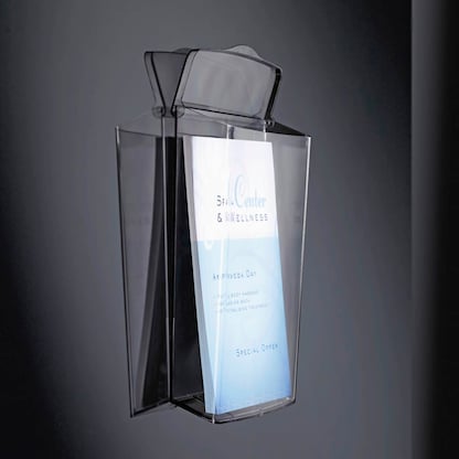 Artikelbild 4 für SIGEL Wandprospekthalter transparent DIN A4 24,7 x 8,8 x 33,9 cm, 1 St., Artikelnummer 553420