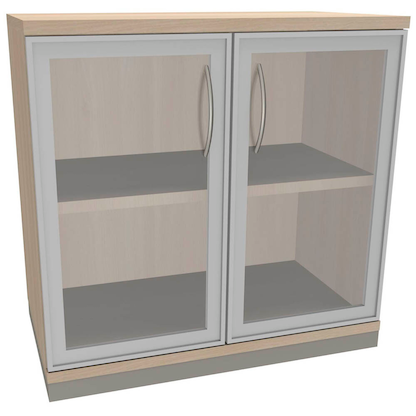 Artikelbild für fm Aktenschrank Sidney, 4260267328842 akazie, Acrylglas klar 1 Fachboden 80,0 x 44,2 x 78,1 cm, Artikelnummer 564894