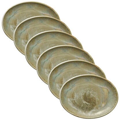 Artikelbild für HEART & SOUL Servierplatten Perfect Match Thyme hellgrün 25,0 x 19,0 cm, 6 St., Artikelnummer 109589