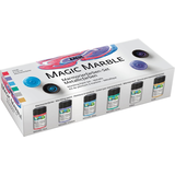 Artikelbild 1 für KREUL Magic Marble Marmorierfarben farbsortiert 6 x 20,0 ml, 6 St., Artikelnummer 115697