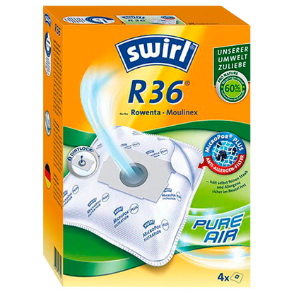 Artikelbild für swirl® MicroPor® Plus R 36 Staubsaugerbeutel, 4 St., Artikelnummer 625006