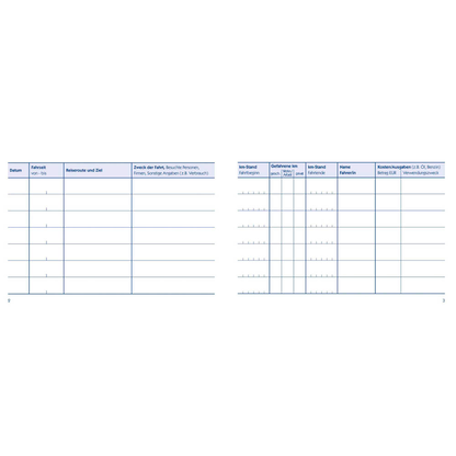 Artikelbild 3 für AVERY Zweckform Fahrtenbuch, Pkw mit Kraftstoffverbrauch Formularbuch 222, 1 St., Artikelnummer 167031
